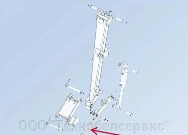 Тяга К- 78М. 01.11А. 000 от компании ООО "Технобелсервис" - фото 1
