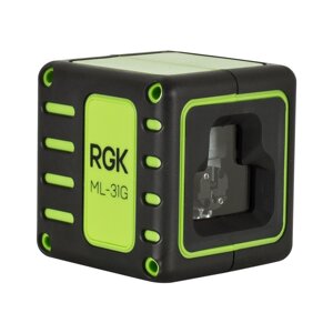 Лазерный уровень (нивелир) RGK ML-31G - зеленый луч