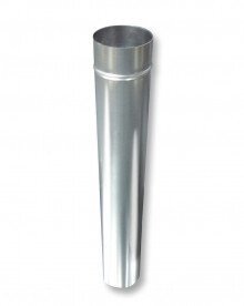 Дымоход Труба — 1 м — 130 — Нерж 1 мм (сталь409)