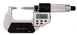 Микрометр цифровой с двумя точечными губками 0-25 мм 0,001 мм