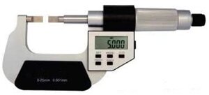 Микрометр цифровой с лезвийными губками 100-125 мм 0,001 мм