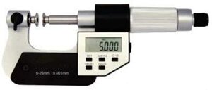 Микрометр цифровой универсальный со сменными вставками 25-50 мм 0,001 мм