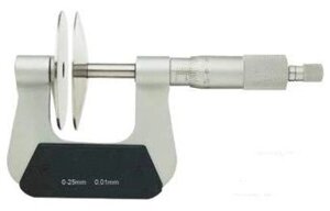 Микрометр с большими дисками 0-25 мм 0,01 мм