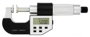 Микрометр зубомерный (нормалемер) цифровой 0-25 мм 0,001 мм