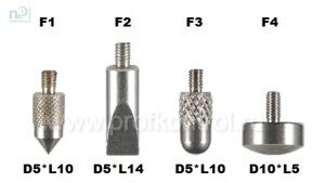 Наконечники для индикаторов F 1-4