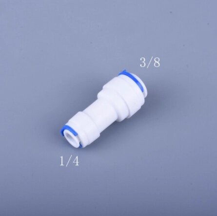 Фитинг прямой коннектор (3/8" трубка - 1/4" трубка) от компании УфаФильтр, уфимская водоочистная компания - фото 1