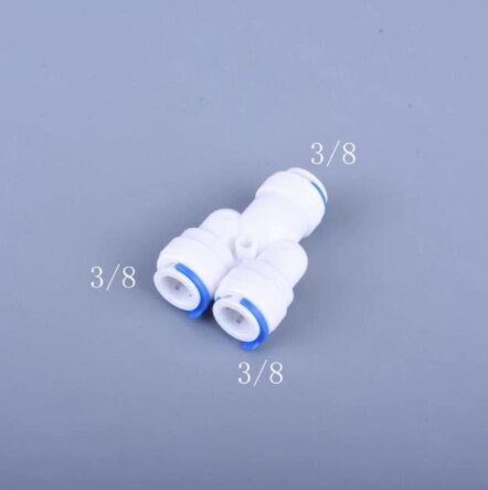 Фитинг тройник разветвитель (3/8" трубка - 3/8" трубка - 3/8" трубка) ##от компании## УфаФильтр, уфимская водоочистная компания - ##фото## 1