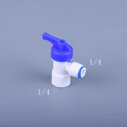 Кран-вентиль для накопительного бака (1/4" внутренняя резьба - 1/4" трубка) ##от компании## УфаФильтр, уфимская водоочистная компания - ##фото## 1