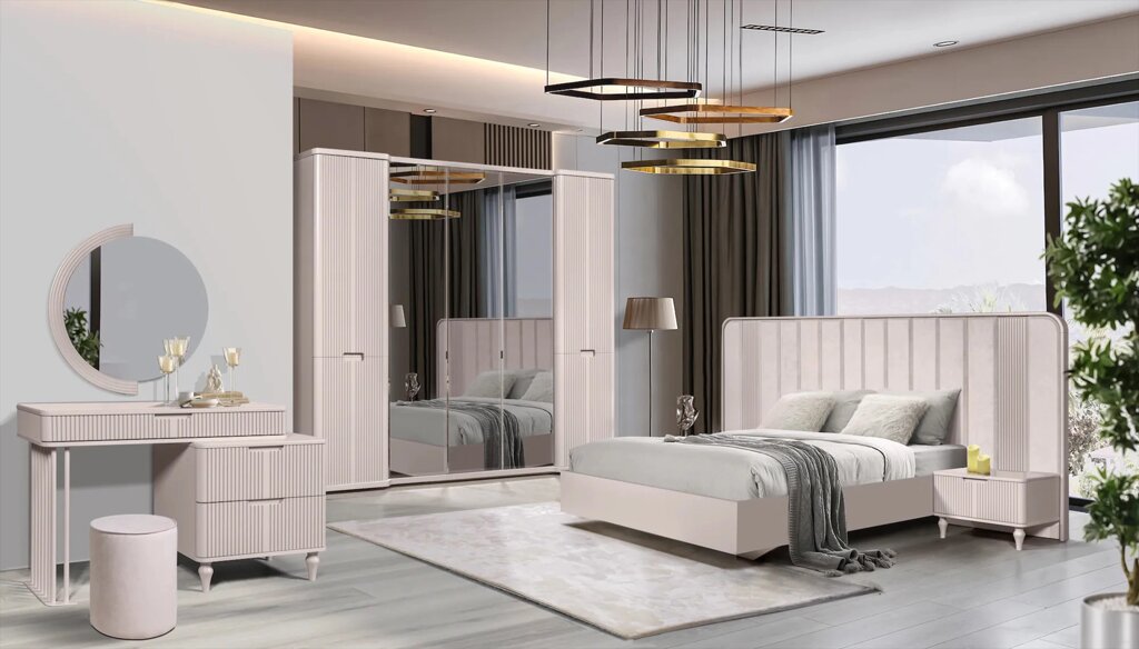 Спальня "Модена" 5 дверная, кровать 180 от компании Мебель Дом 24 - фото 1