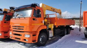 Кму камаз 6520-23072-53 (евро-5) + soosan SCS746L верх. упр. борт сталь 7.2м.