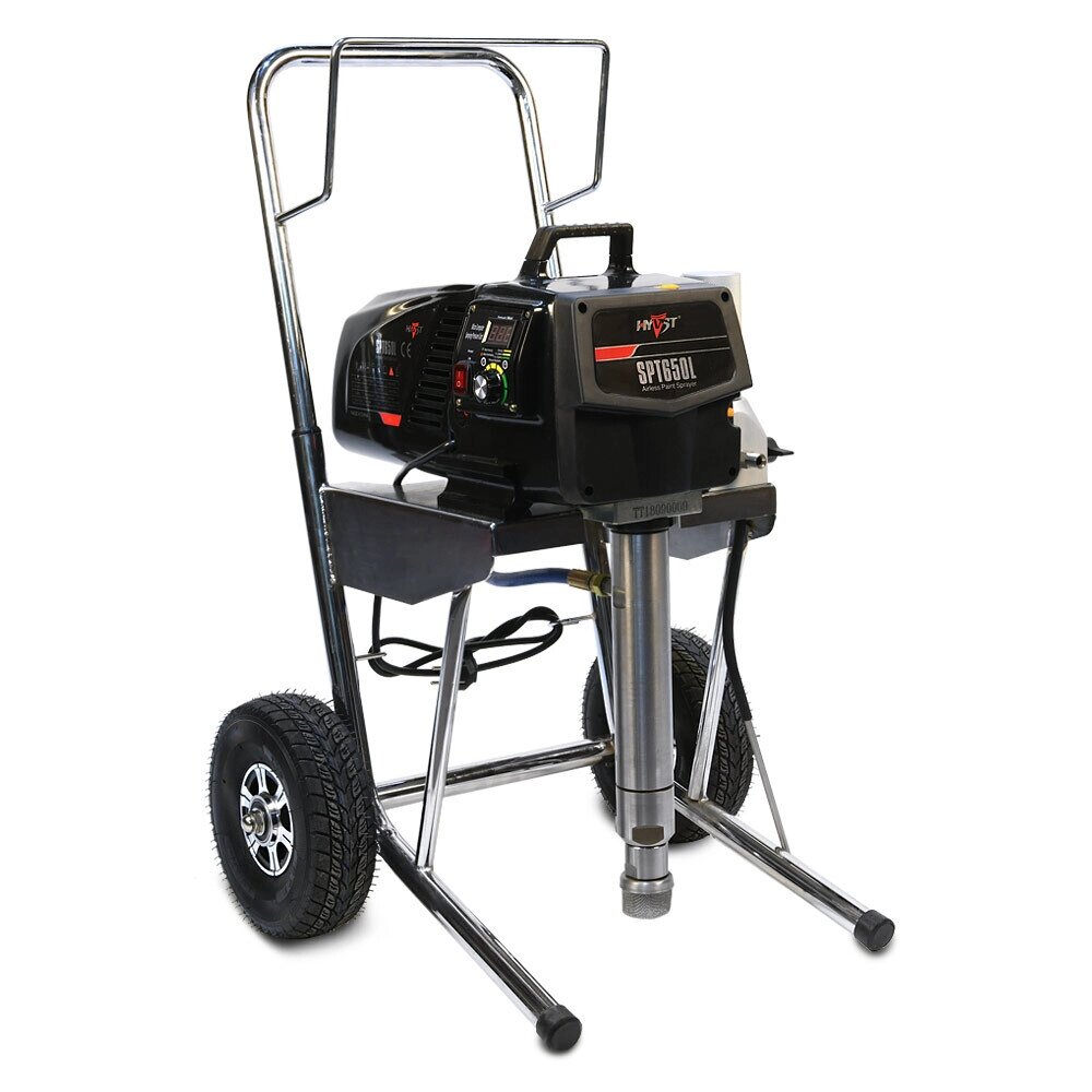 Безвоздушная электрическая окрасочная установка HYVST SPT 650L от компании ООО "Строительное оборудование" - фото 1