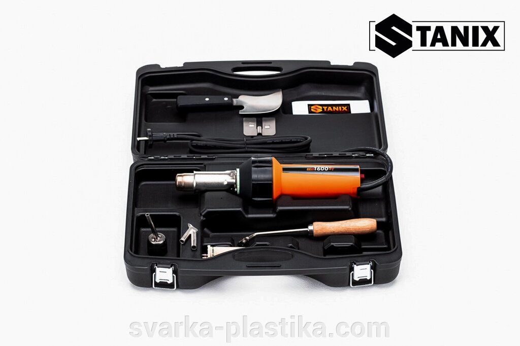 Сварочный фен STANIX EVO 1600ST комплект для линолеума от компании Сварка пластика - фото 1