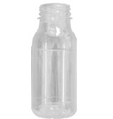 Бутылка ПЭТ 0,3л 38мм (квадр) прозрачная