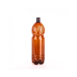 Бутылка ПЭТ пластиковая 0,5 литра (500 мл) коричневая, D-28мм