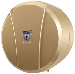 Диспенсер для туалетной бумаги с центральной вытяжкой, золотой (PALEX)
