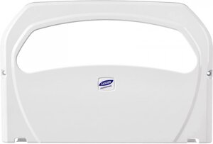 Диспенсер для туалетных покрытий, белый (пластик)(20шт/уп)