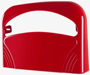 Диспенсер для туалетных покрытий, красный (пластик)(20шт/уп)