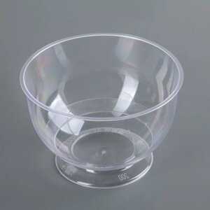 Креманка "Кристалл" 200мл пластик прозрачный (192шт/уп)