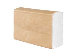 Листовые бумажные полотенца Z-cл, 2х-слойные (целюлоза) 17гр/м (250л)(20шт/уп)