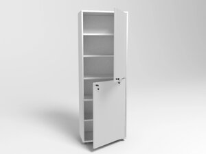 Шкаф металлический двухсекционный одностворчатый МСК - 645.01