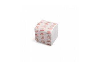 Туалетная бумага в листах 2-хслойная, целлюлоза (200л)(40/шт/уп)