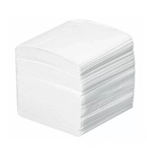 Туалетная бумага в листах 2-хслойная, целлюлоза 250л (40/шт/уп)