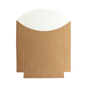 Упаковка для картофеля фри бумажная одноразовая 126x75x54 мм (1300шт/кор)