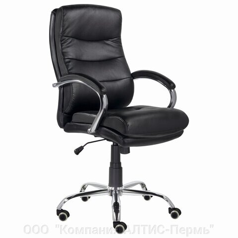 Кресло офисное BRABIX PREMIUM Bruno EX-543, экокожа, черное, 532552
