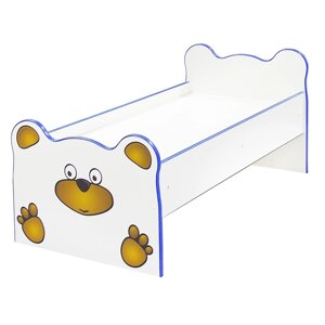 Кровать 1-ярусная ЛДСП "Медвежонок, УФ- печать"