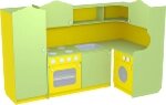 Кухня с холодильником 1660/840-420/1100