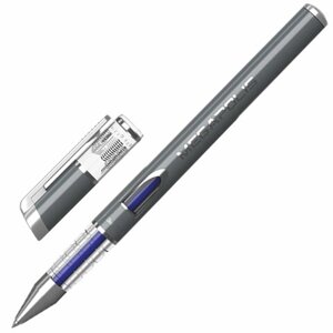 Ручка гелевая ERICH KRAUSE Megapolis Gel, СИНЯЯ, корпус с печатью, узел 0,5 мм, линия письма 0,4 мм, 92
