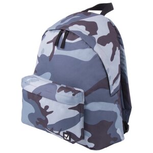 Рюкзак BRAUBERG СИТИ-ФОРМАТ универсальный, Grey camouflage, серый, 41х32х14 см, 228857