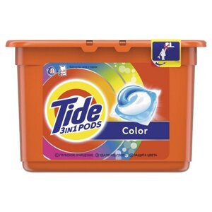 Средство для стирки в капсулах 15 шт. по 24,8 г TIDE (Тайд) Color