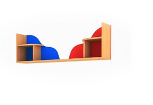 Стенка модульная «кубик рубик» модуль №8 (цветной фасад)