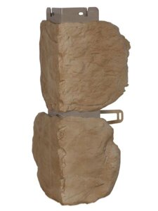 Угол для панели «Альта-Профиль», бутовый камень нормандский