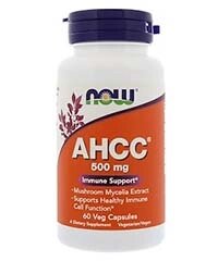 AHCC Соединение Активной полуцеллюлозы, 60 капсул, 500 мг