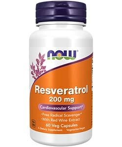 Ресвератрол натуральный / Natural Resveratrol, 120 капсул. 200 мг.