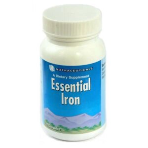 Железо эссенциальное (Железо с витамином С) Essential Iron 120 капс. 230 мг.