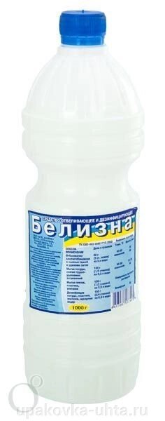 Дезсредство Белизна 1л /15шт от компании "ПолиПак" ПАКЕТЫ - фото 1