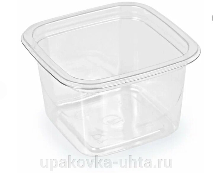 Контейнер КУБИК 250мл, СпК-0909, ПЭТ, 93* 93* 58мм /500шт/50шт в уп от компании "ПолиПак" ПАКЕТЫ - фото 1