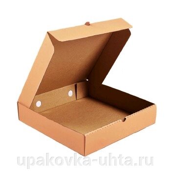Коробка для пирога 240*240мм, Крафт h-60мм /50шт в уп от компании "ПолиПак" ПАКЕТЫ - фото 1