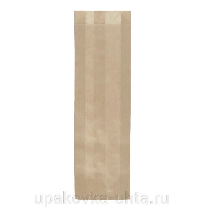 Пакет бумажн. Крафт 100*60*300мм, 40г/м2 (плоское дно) /1500шт/100шт в уп от компании "ПолиПак" ПАКЕТЫ - фото 1