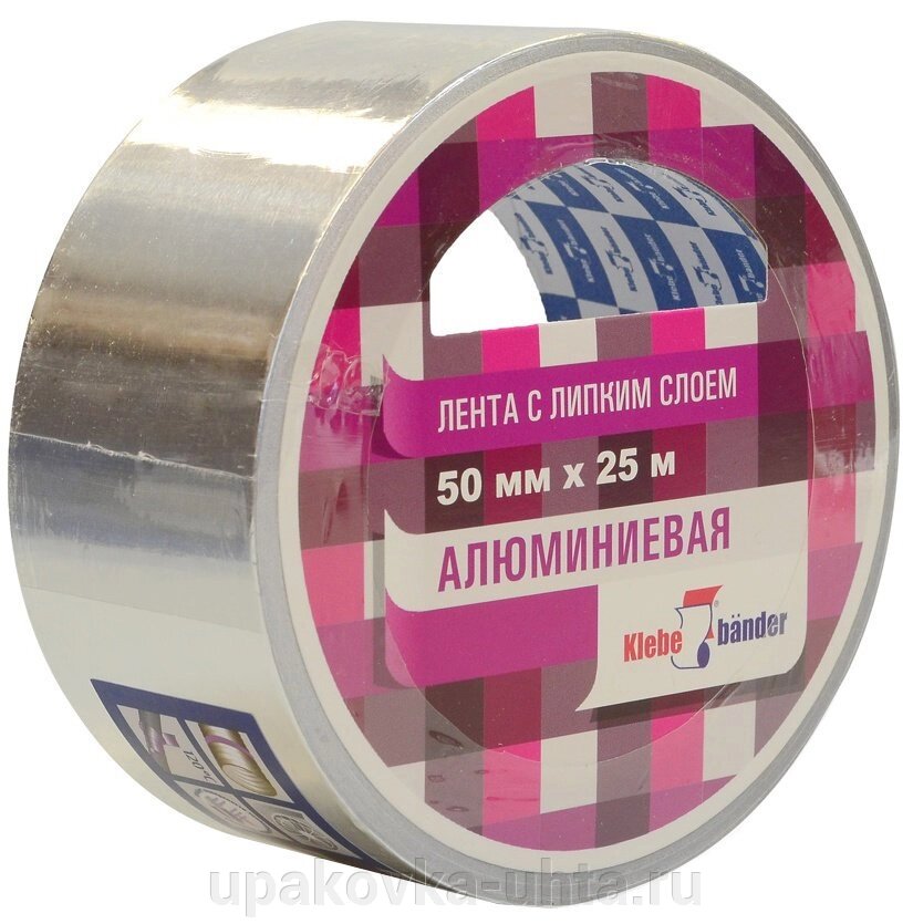 Скотч Металлизированный 50*25м, "Klebebander" /36рул/6рул в уп от компании "ПолиПак" ПАКЕТЫ - фото 1
