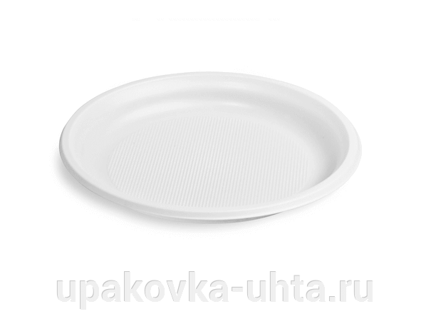 Тарелка d-220мм РS безсекционная /1000шт в кор/50шт в уп ##от компании## "ПолиПак" ПАКЕТЫ - ##фото## 1