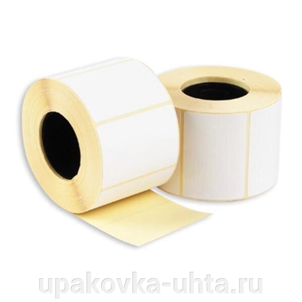 Термоэтикетки 58*40мм, 600 этикеток в рул. ЭКО /64рул от компании "ПолиПак" ПАКЕТЫ - фото 1
