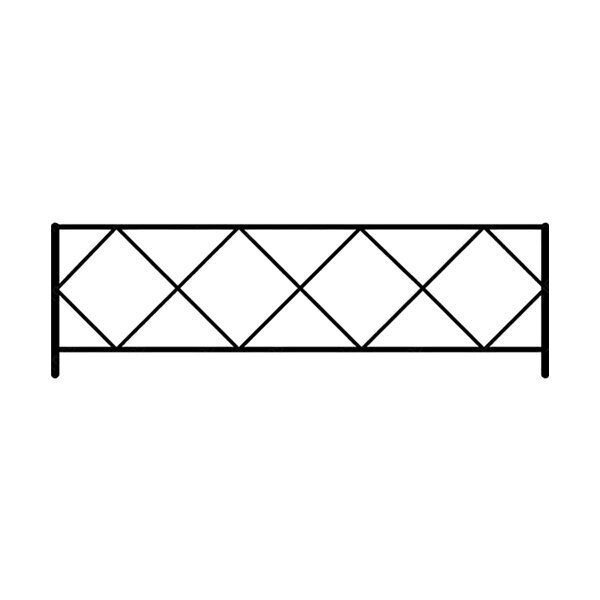 Ограждения для газонов металлические 5014 - акции