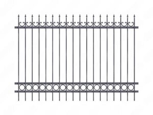 Железный заборAB-5102 2м