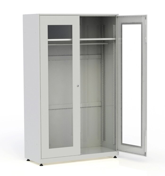 Шкаф аварийный для оборудования НАСФ (2000х1250х500) дверь стекло от компании ООО КОЛМЭН-ПЛЮС - фото 1