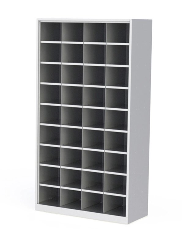 Шкаф для хранения СИЗ (противогазов) 36 ячеек (1750х950х400) без двери от компании ООО КОЛМЭН-ПЛЮС - фото 1