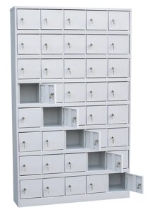 Шкаф для сотовых телефонов 40 ячеек (1100х1800х250)-1,0мм